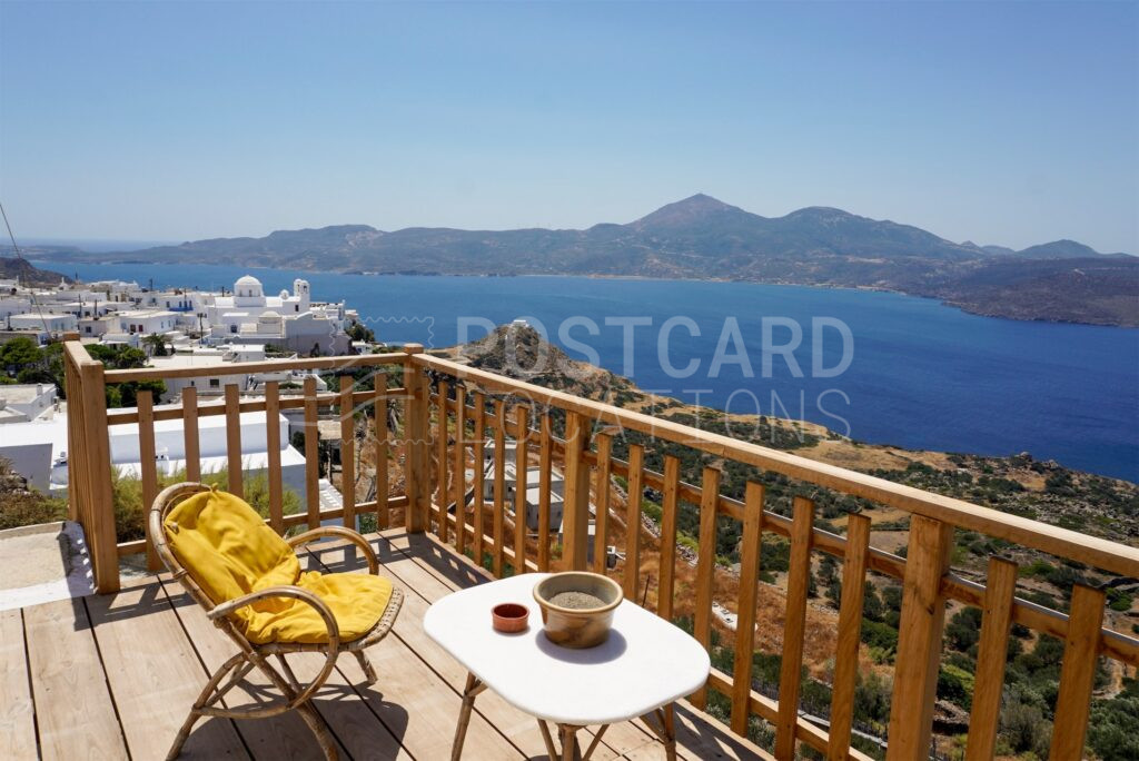 Cycladic House Overlooking Aegean Sea