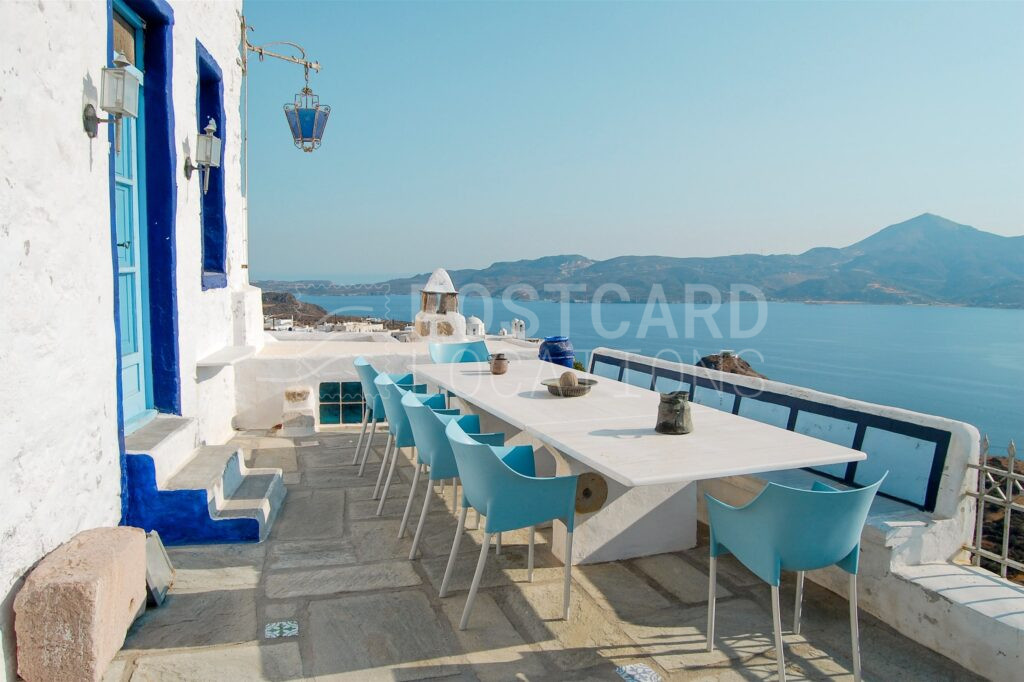 Cycladic House Overlooking Aegean Sea