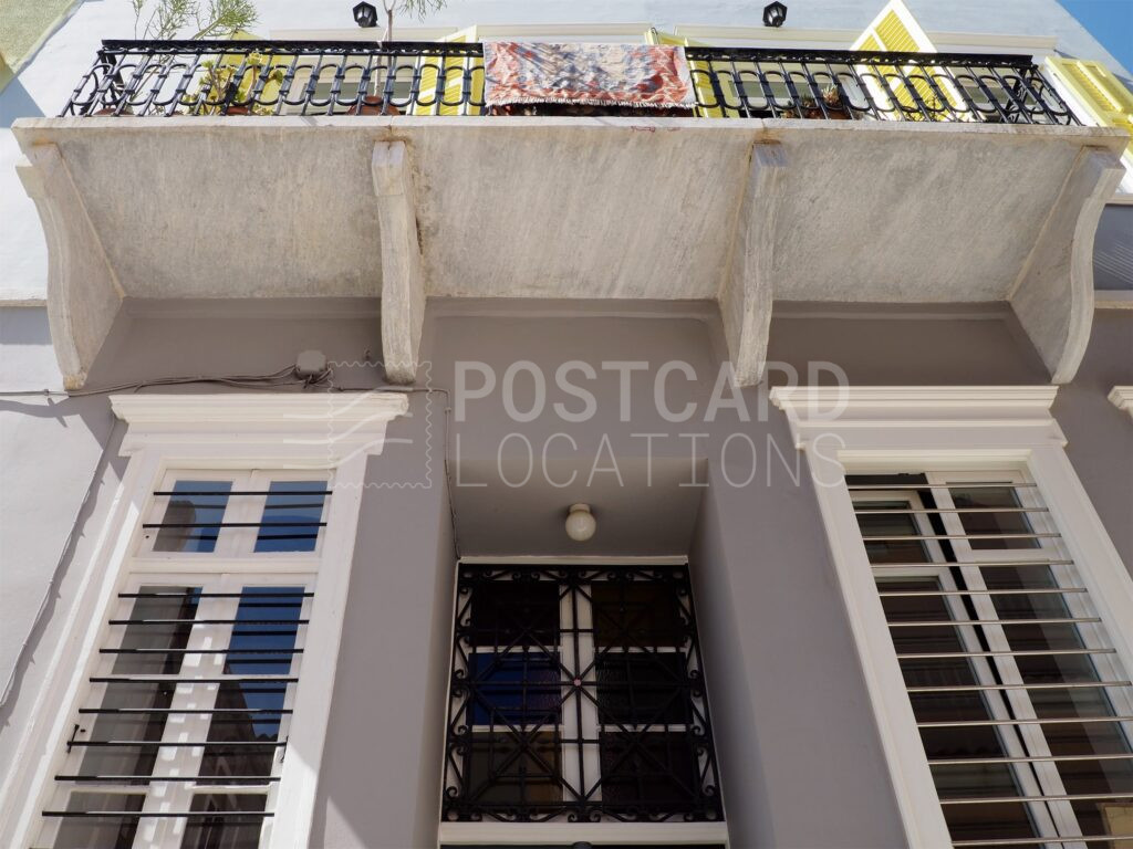 Cheerful Colorful House in Neoclassical Building