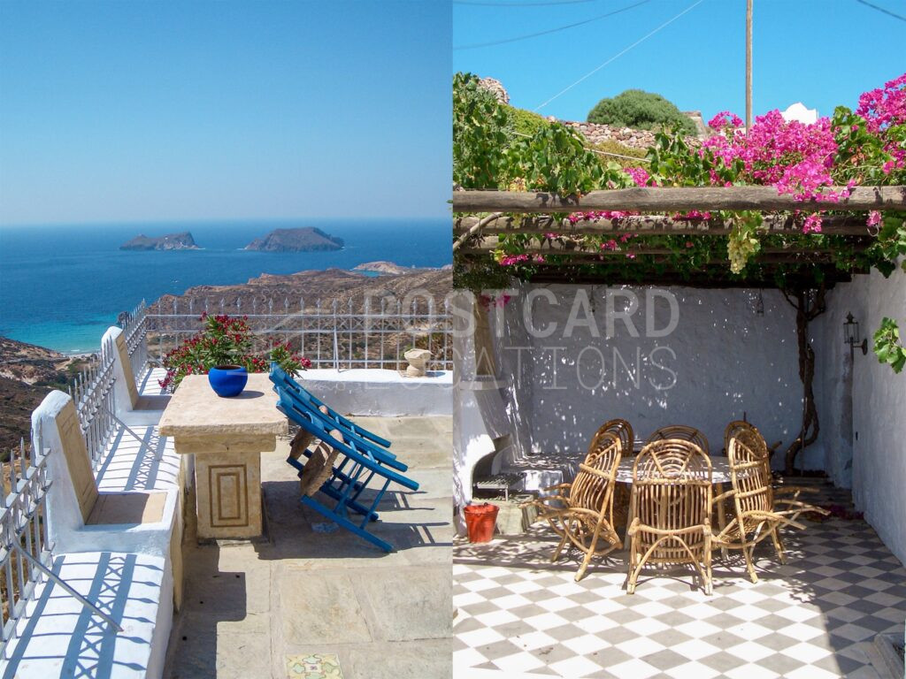Cycladic House Overlooking Aegean Sea