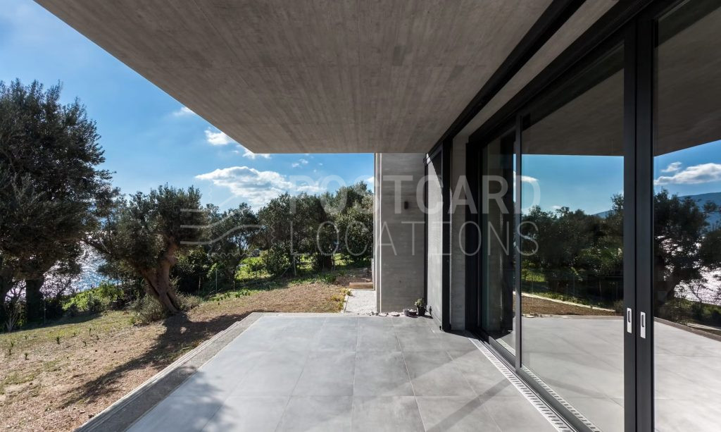 Modernist house by the sea
