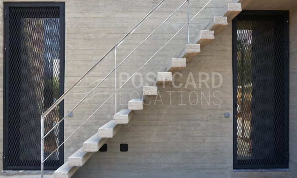 Modernist house by the sea
