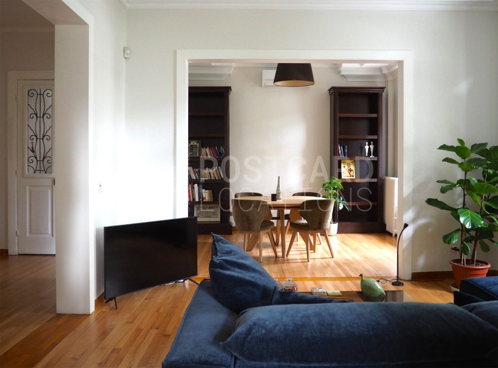 Neoclassical apartment with stonebuilt exterior