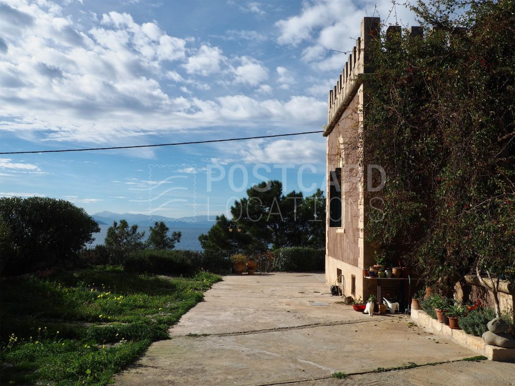 Historic tower overlooking the sea