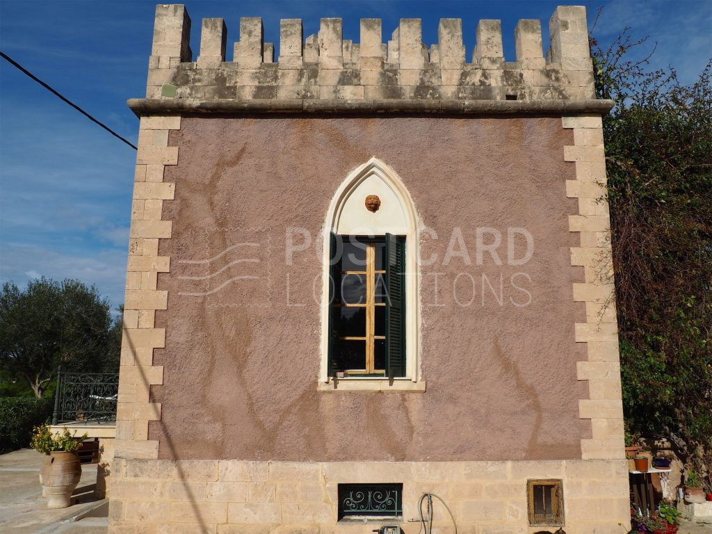 Historic tower overlooking the sea