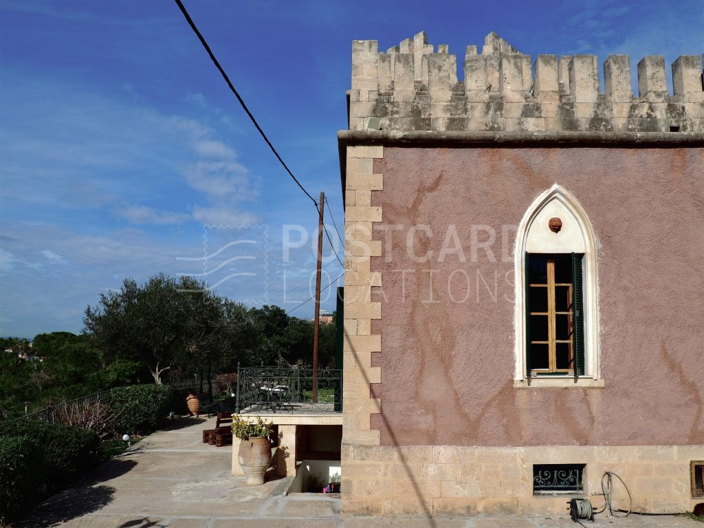Historic tower overlooking the sea