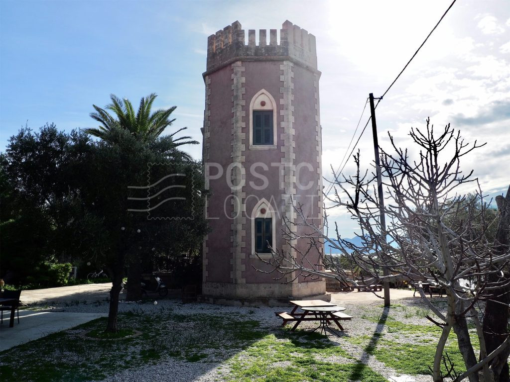 Historic tower overlooking the sea