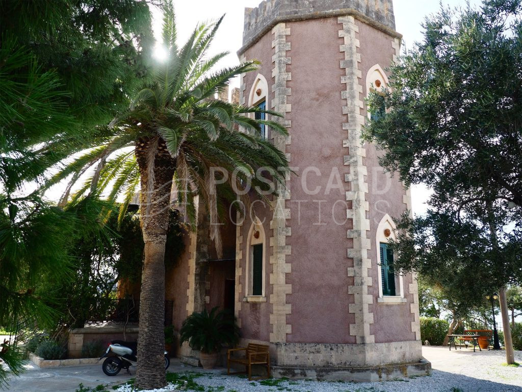 Historic tower overlooking the sea