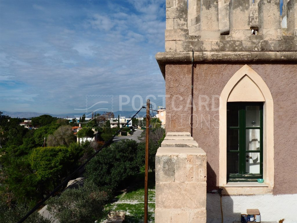 Historic tower overlooking the sea