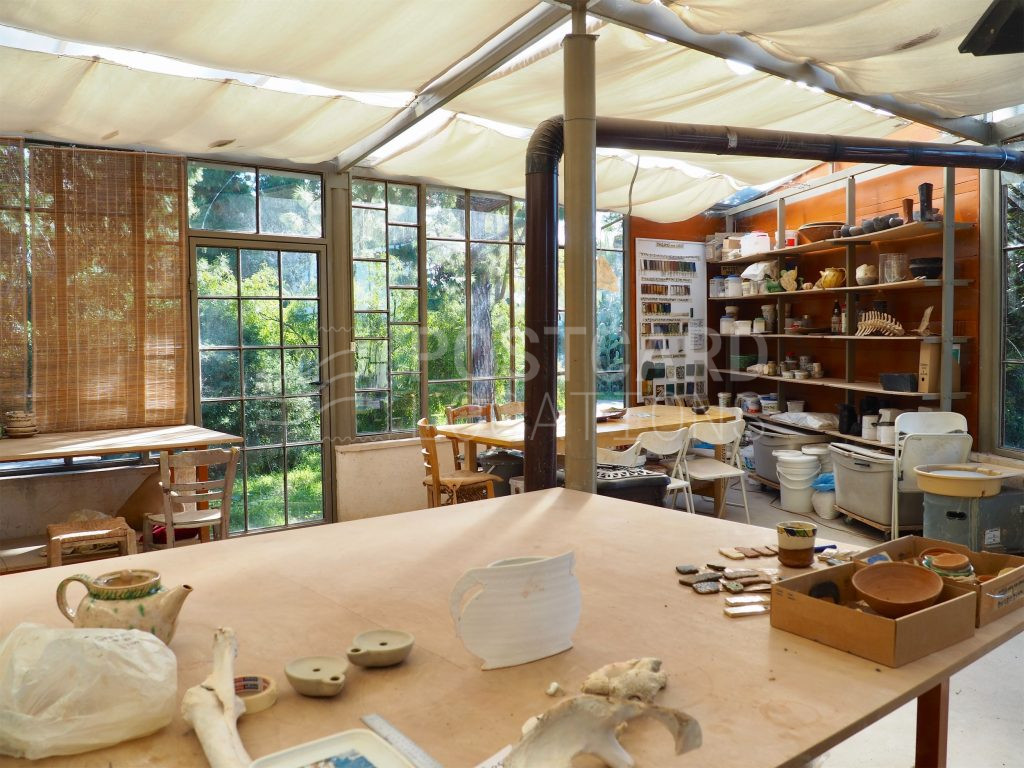 French-style farmhouse and studio