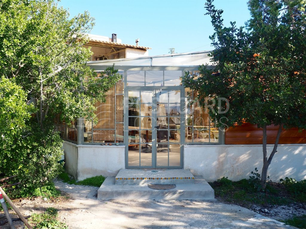 French-style farmhouse and studio