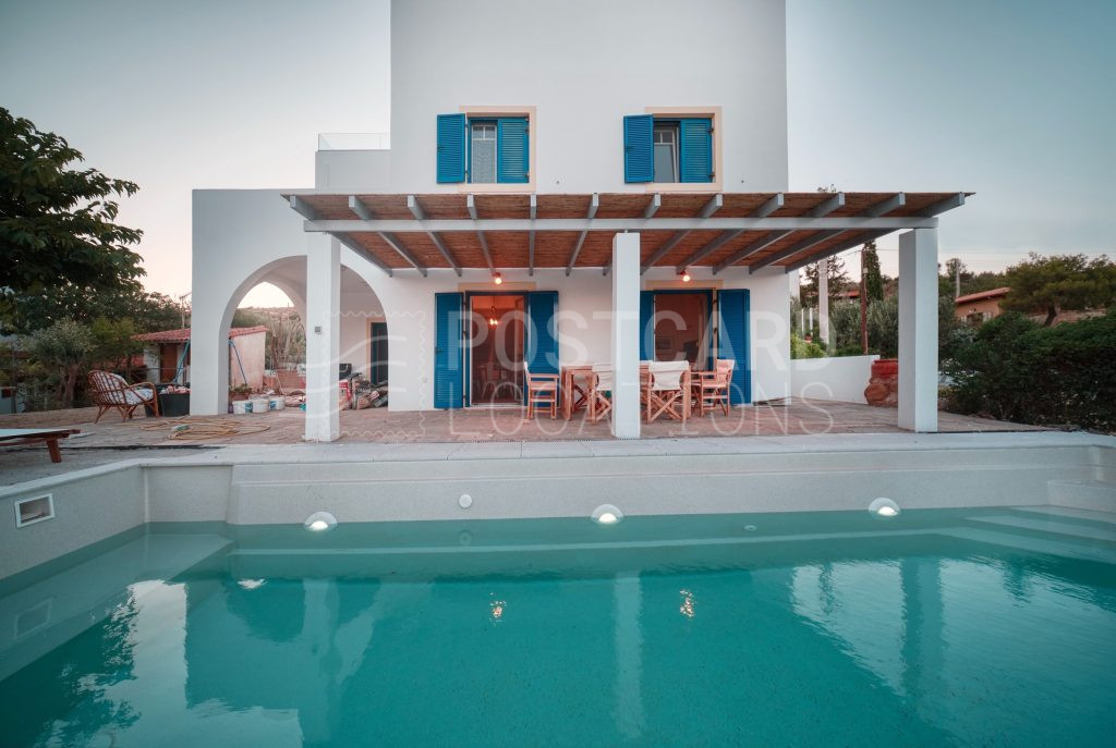 White & Blue Villa near Athens