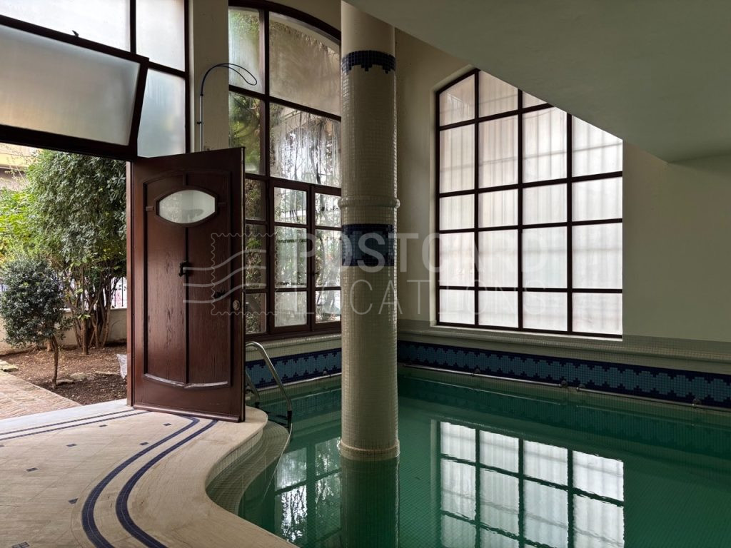 Modern house with indoor pool
