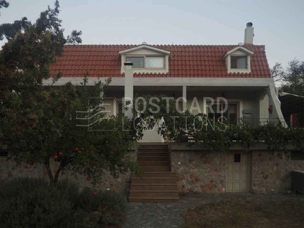 Traditional stone house with large garden