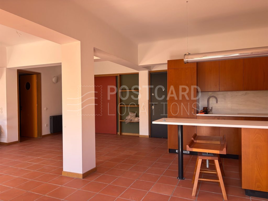 Open plan apartment in central Athens