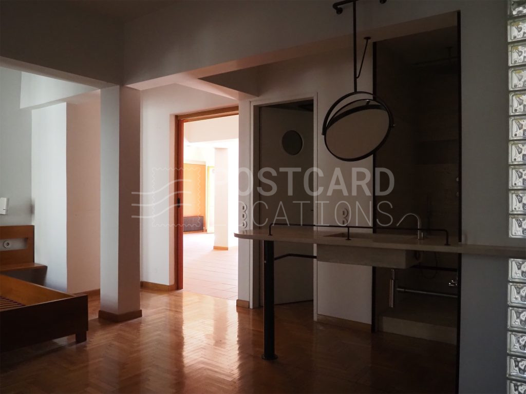 Open plan apartment in central Athens